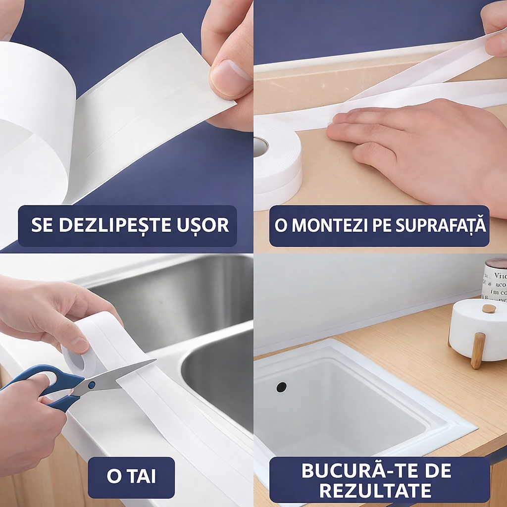 Bandă Impermeabilă Adezivă Universală